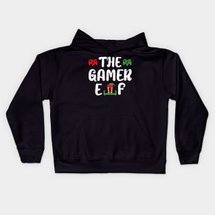 Christmas Gamer Elf  Cool Gaming Holiday Gift Kids Hoodie